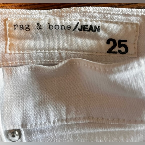 Rag & Bone White Cropped Jeans - Picture 3 of 3